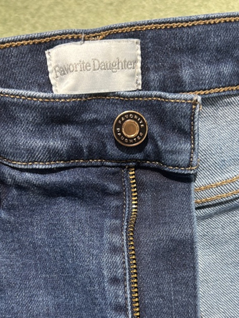 Favorite Daughter The Valentina Dark Indigo High-Rise Boot-Cut Jeans - Picture 9 of 13